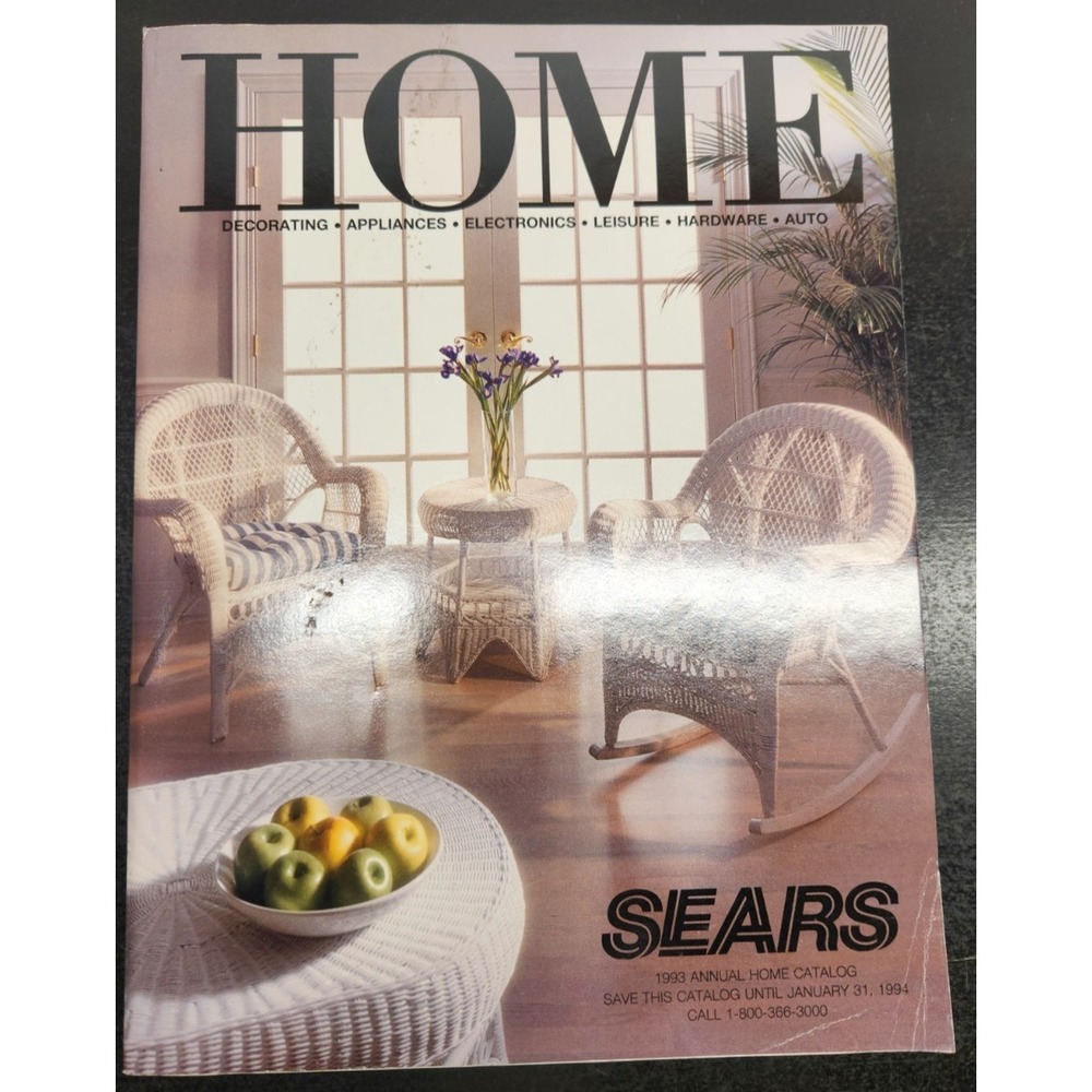 Sears 1993 Annual‎ Home Catalog,  11" x 8.25",  1155 pages, includes Craftsman